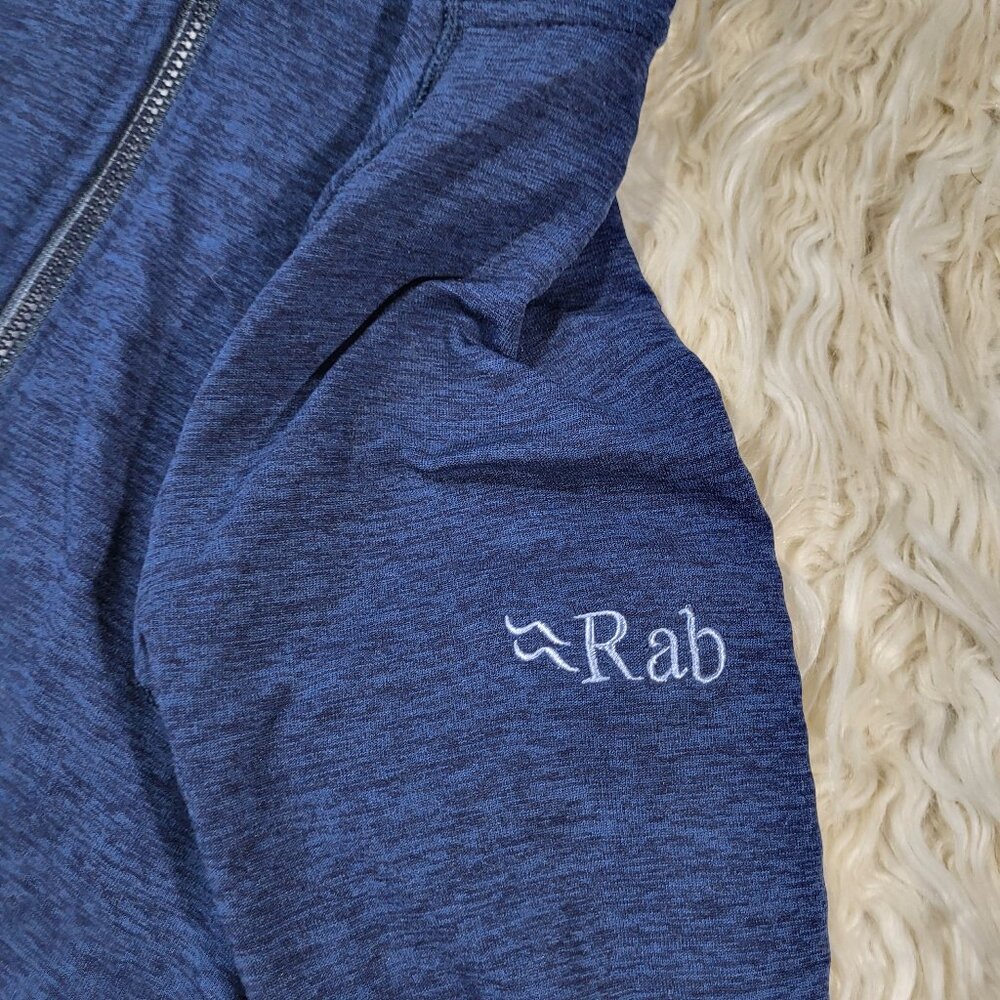 Rab Womens Small Nexus Hoody Fleece Jacket Navy Blue - Picture 8 of 16